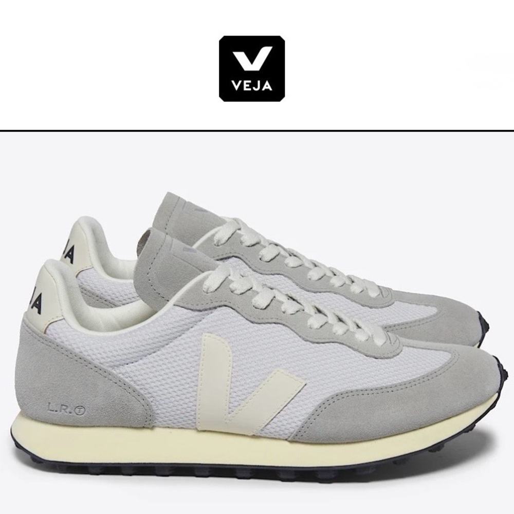 • VEJA • RIO BRANCO ALVEOMESH LIGHT GREY PIERRE • NEW NWT